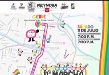 AVISO DE CORTE TEMPORAL DE VIALIDADES EN REYNOSA, SÁBADO 11 DE JULIO
