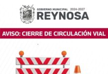 CIERRE TEMPORAL DE VIALIDAD