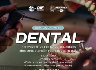 PROMUEVE DIF-REYNOSA EL CUIDADO DE LA SALUD BUCAL CON SERVICIOS GRATUITOS