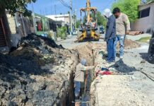 INICIÓ COMAPA REHABILITACIÓN DE DRENAJE SANITARIO EN FUENTES SECCIÓN LOMAS