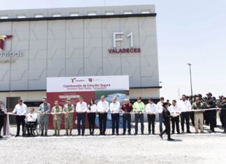 INAUGURA GOBERNADOR AMÉRICO VILLARREAL ESTACIÓN SEGURA EN VALADECES