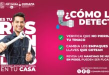 COMAPA DE REYNOSA INVITA A LA CIUDADANÍA A DETECTAR Y REPARAR FUGAS DE AGUA EN EL HOGAR