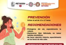 EMITE GOBIERNO DE CARLOS PEÑA ORTIZ RECOMENDACIONES ANTE OLA DE CALOR