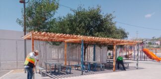 GOBIERNO DE REYNOSA REHABILITA PLAZA PÚBLICA EN LOMAS DEL PEDREGAL PARA FORTALECER ESPACIOS DE CONVIVENCIA