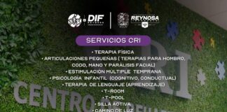 OFRECE DIF-REYNOSA SERVICIOS DE REHABILITACIÓN A LA POBLACIÓN A TRAVÉS DEL CRI