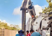 ATENDIÓ COMAPA SONDEO DE DRENAJE SANITARIO EN DIVERSOS SECTORES DE REYNOSA