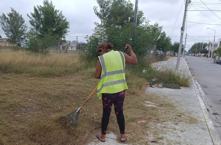 SERVICIOS PÚBLICOS INTENSIFICA JORNADA DE LIMPIEZA EN CALLES Y ESCUELAS DE REYNOSA