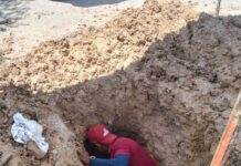 TRABAJA COMAPA EN REPARACIÓN DE FUGAS DE AGUA POTABLE