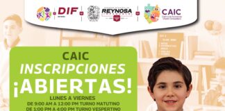 CUENTA DIF-REYNOSA CON INSCRIPCIONES EN MÁS DE 15 CAIC