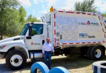 MIGUEL ALEMÁN FORTALECE SU SERVICIO DE RECOLECCIÓN DE BASURA CON NUEVA UNIDAD DONADA POR PEMEX