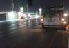 TRABAJA SERVICIOS PÚBLICOS JORNADA NOCTURNA DE LIMPIEZA EN EL LIBRAMIENTO MATAMOROS-MONTERREY