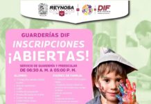 OFRECE DIF-REYNOSA ESPACIOS EN GUARDERÍA 2 PARA NIÑAS Y NIÑOS