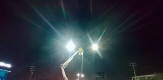 REHABILITAN Y PONEN EN FUNCIONAMIENTO LUMINARIAS DEL BULEVAR MIGUEL HIDALGO EN REYNOSA