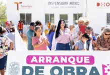 ARRANCA CONSTRUCCIÓN DE TECHUMBRE EN DISPENSARIO MÉDICO DE LUIS ECHEVERRÍA