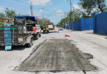 INTENSIFICÓ MUNICIPIO PROGRAMA DE BACHEO EN CUATRO COLONIAS DE REYNOSA