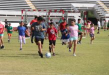 FOMENTA GOBIERNO DE REYNOSA PRÁCTICA DEL FÚTBOL ENTRE NIÑAS Y NIÑOS