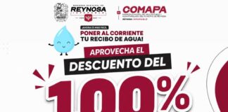 INVITA COMAPA A APROVECHAR EL 100% DE DESCUENTO EN RECARGOS POR ADEUDO