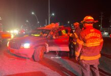 ATENDIÓ PCyB ACCIDENTES VIALES DURANTE LA MADRUGADA