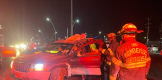 ATENDIÓ PCyB ACCIDENTES VIALES DURANTE LA MADRUGADA