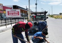 FORTALECE COMAPA SEGURIDAD VIAL CON INSTALACIÓN Y REEMPLAZO DE BROCALES