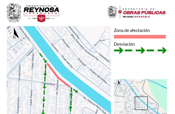 SUSPENDERÁN TRÁFICO VEHICULAR EN GARZA ZAMORA, ENTRE SALAMANCA Y NARANJOS