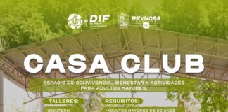 INVITA DIF-REYNOSA A ADULTOS MAYORES A INTEGRARSE A LAS CASAS CLUB