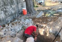 ATENDIÓ COMAPA FUGAS DE AGUA POTABLE EN RIBERAS DE RANCHO GRANDE