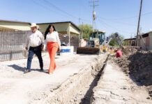 SUPERVISAN AVANCES EN LA INTRODUCCIÓN DE DRENAJE EN LA COLONIA NUEVO REPUEBLO