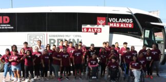 VIAJÓ EQUIPO DE DEPORTE ADAPTADO A PARALIMPIADA ESTATAL CON APOYO MUNICIPAL