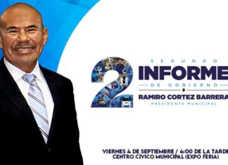 SEGUNDO INFORME DEL BIOL. RAMIRO CORTEZ SERÁ EL VIERNES 4 EN EL CENTRO CÍVICO MUNICIPAL