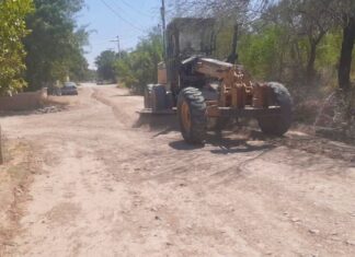 MEJORAN VIALIDADES EN LA COLONIA PRADO SUR DE DÍAZ ORDAZ