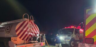 ATENDIERON BOMBEROS DE REYNOSA INCENDIO EN YONKE