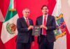 RINDIÓ ALCALDE CARLOS PEÑA ORTIZ SU SEGUNDO INFORME DE GOBIERNO ANTE EL GOBERNADOR AMÉRICO VILLARREAL ANAYA Y FAMILIAS REYNOSENSES