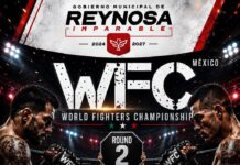 INVITA GOBIERNO DE REYNOSA A DISFRUTAR DEL WFC WORLD FIGHTERS CHAMPIONSHIP ROUND 2