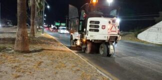 MANTIENE GOBIERNO DE REYNOSA VÍAS DE COMUNICACIÓN LIMPIAS Y SEGURAS