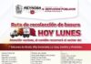 COLONIAS DE REYNOSA CON SERVICIO DE RECOLECCIÓN DE BASURA ESTE LUNES