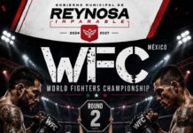 PRESENTAN LA CARTELERA DE LA WFC WORLD FIGHTERS CHAMPIONSHIPS EN REYNOSA