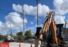 INICIA COMAPA REYNOSA REPARACIÓN DE CAÍDO EN LA COLONIA MARTE R. GÓMEZ