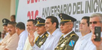 PRESIDIÓ CARLOS PEÑA ORTIZ DESFILE CONMEMORATIVO DEL 216 ANIVERSARIO DEL INICIO DE LA LUCHA POR LA INDEPENDENCIA DE MÉXICO