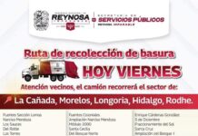 ATENCIÓN SECTOR PONIENTE A LA RUTA DE RECOLECCIÓN DE BASURA HOY VIERNES