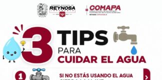 EXHORTA COMAPA REYNOSA A FORTALECER HÁBITOS PARA EL CUIDADO DEL AGUA