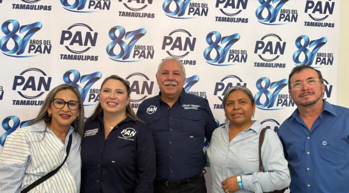 PAN DE TAMAULIPAS CONMEMORA 87 ANIVERSARIO CON PRESENCIA DE LOS 43 MUNICIPIOS