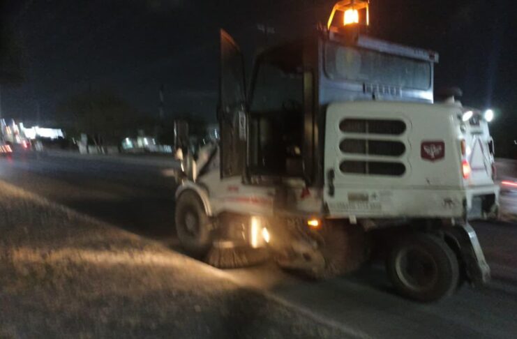 REFUERZAN LIMPIEZA NOCTURNA DE VIALIDADES EN REYNOSA