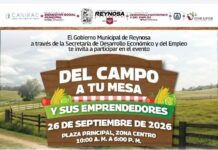INVITA CARLOS PEÑA ORTIZ A “DEL CAMPO A TU MESA Y SUS EMPRENDEDORES” ESTE SÁBADO EN LA PLAZA PRINCIPAL