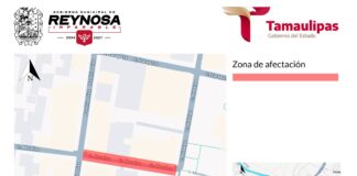 CIERRE TEMPORAL EN CALLE MORELOS DE LA ZONA CENTRO POR TRABAJO DE CONSTRUCCIÓN