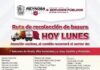 SERVICIO DE RECOLECCIÓN DE RESIDUOS DOMÉSTICOS ESTE LUNES