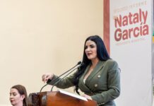 NATALY GARCÍA RINDE SU SEGUNDO INFORME Y DESTACA AVANCES EN INFRAESTRUCTURA Y SERVICIOS EN DÍAZ ORDAZ