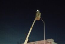 LÁMPARA FUERA DE SERVICIO ES REPARADA TRAS REPORTE CIUDADANO EN REYNOSA