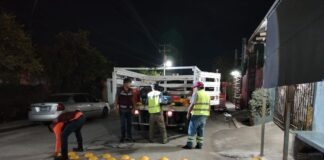 INSTALAN BOYAS DE SEGURIDAD PARA REDUCIR VELOCIDAD EN LA COLONIA SATÉLITE