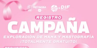 INVITA DIF-REYNOSA A MUJERES A CUIDAR LA SALUD CON EXPLORACIÓN Y MASTOGRAFÍAS